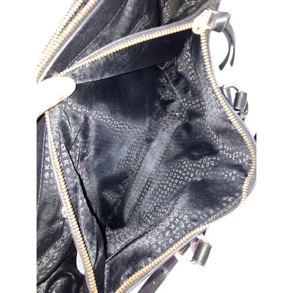 KATE SPADE LARGE BLACK PEBLED LEATHER WOMENS SHOULDER BAG - Picture 14 of 16